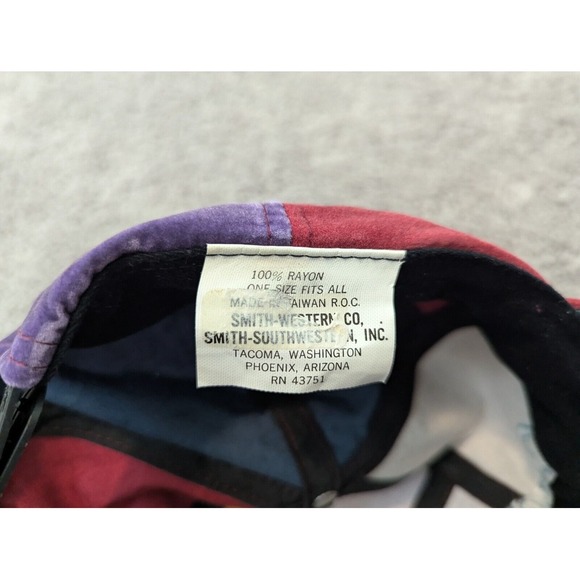 Vintage‎ Colorado Cap Hat Mens One Size Smith-Western Co. Pinwheel Snapback - Picture 5 of 5